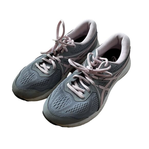 Asics everyday comfort amplifoam design gray pink size 8 sneakers running shoes - Picture 1 of 8
